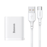 (Buy 1 Get 1) Baseus Super Fast Charger (Huawei Original Module) 1U 40W - White